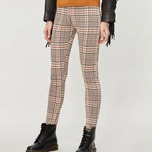 Free People Plaid Carnaby Pants Women’s Size 4
Orange, Cream, Brown Fall